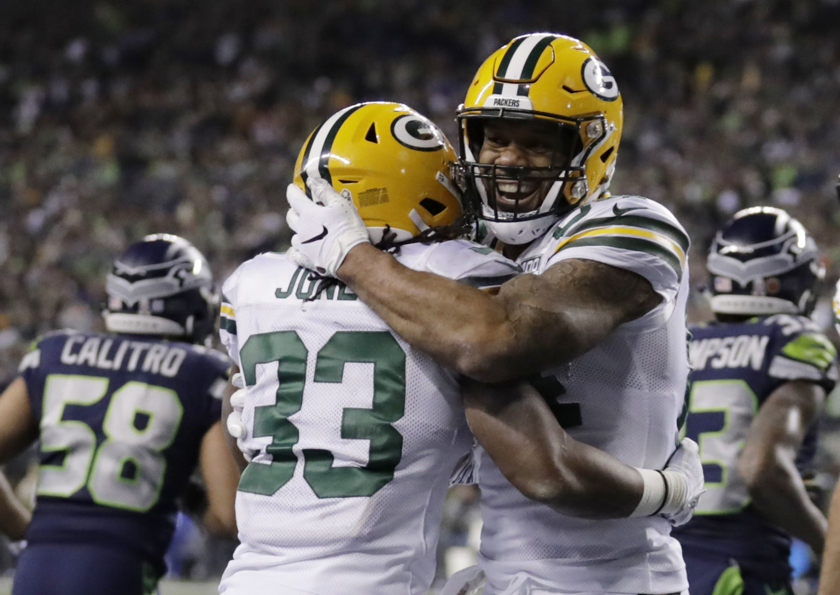 Seahawks 27, Packers 24